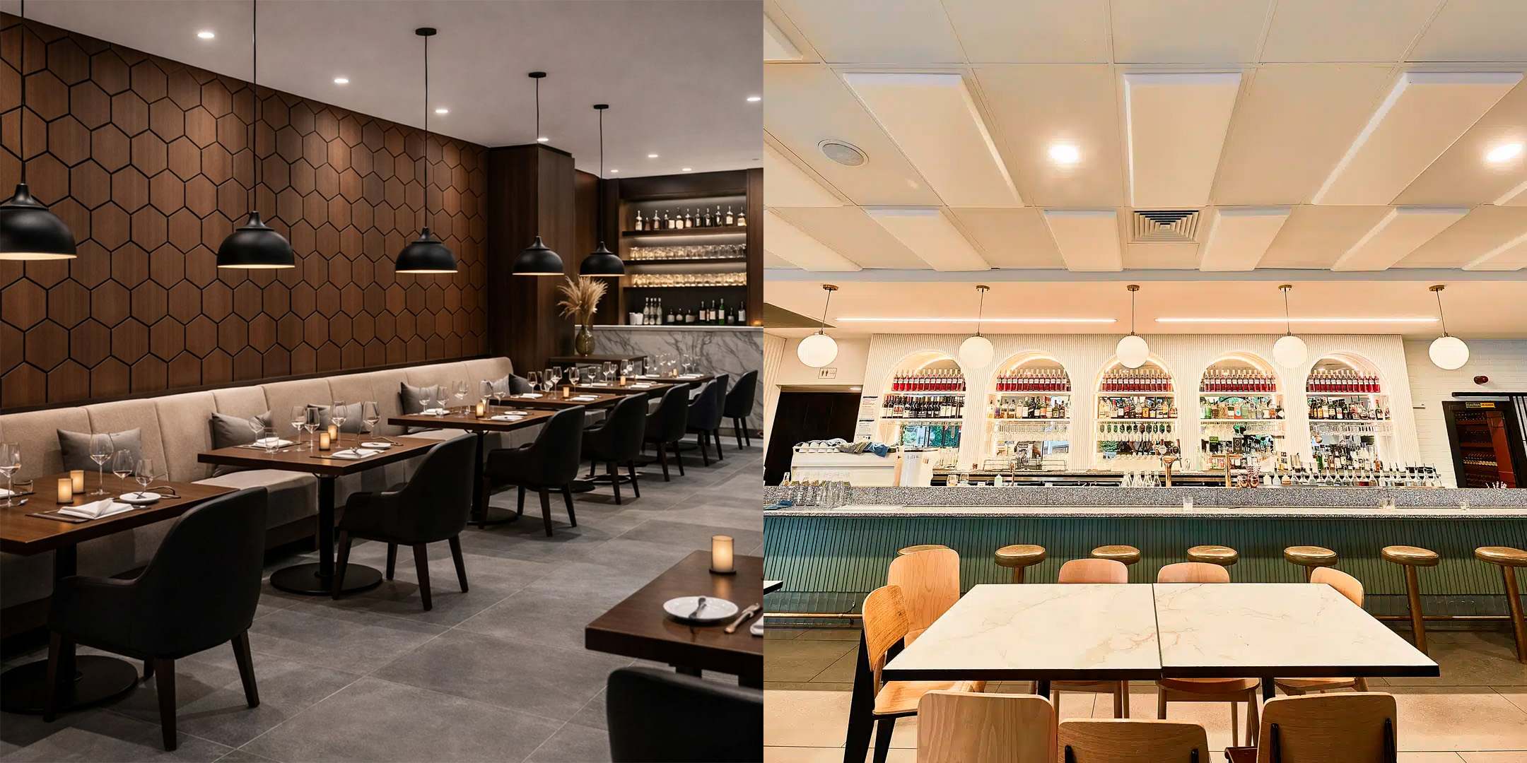 traitement acoustique restaurant design