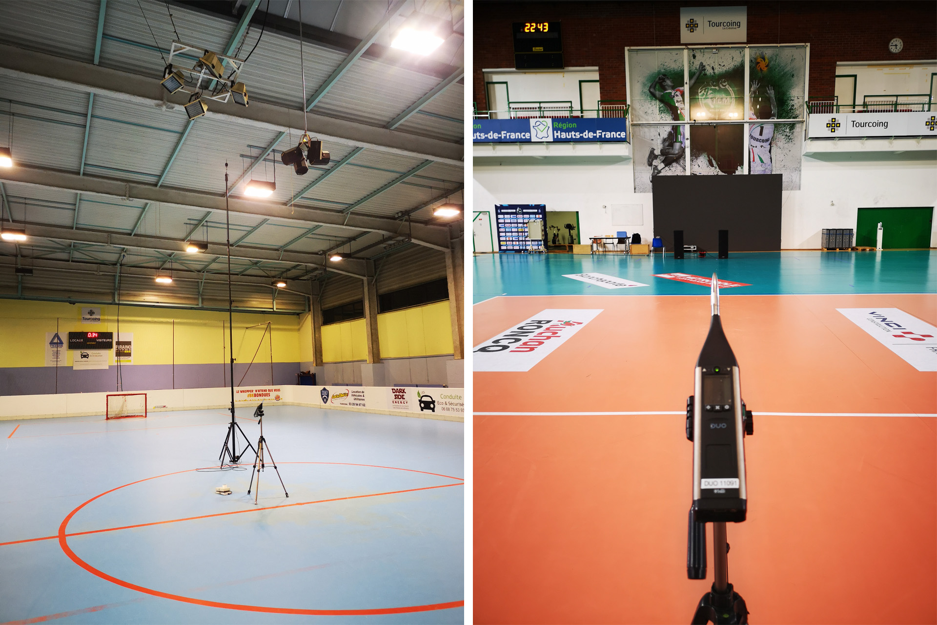mesures acoustiques gymnase