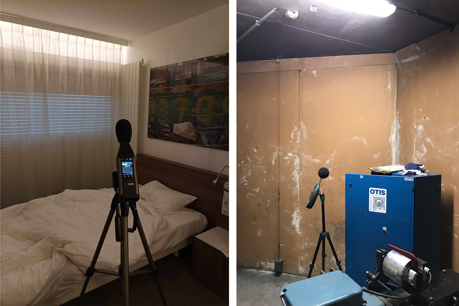 mesures acoustiques ascenseur